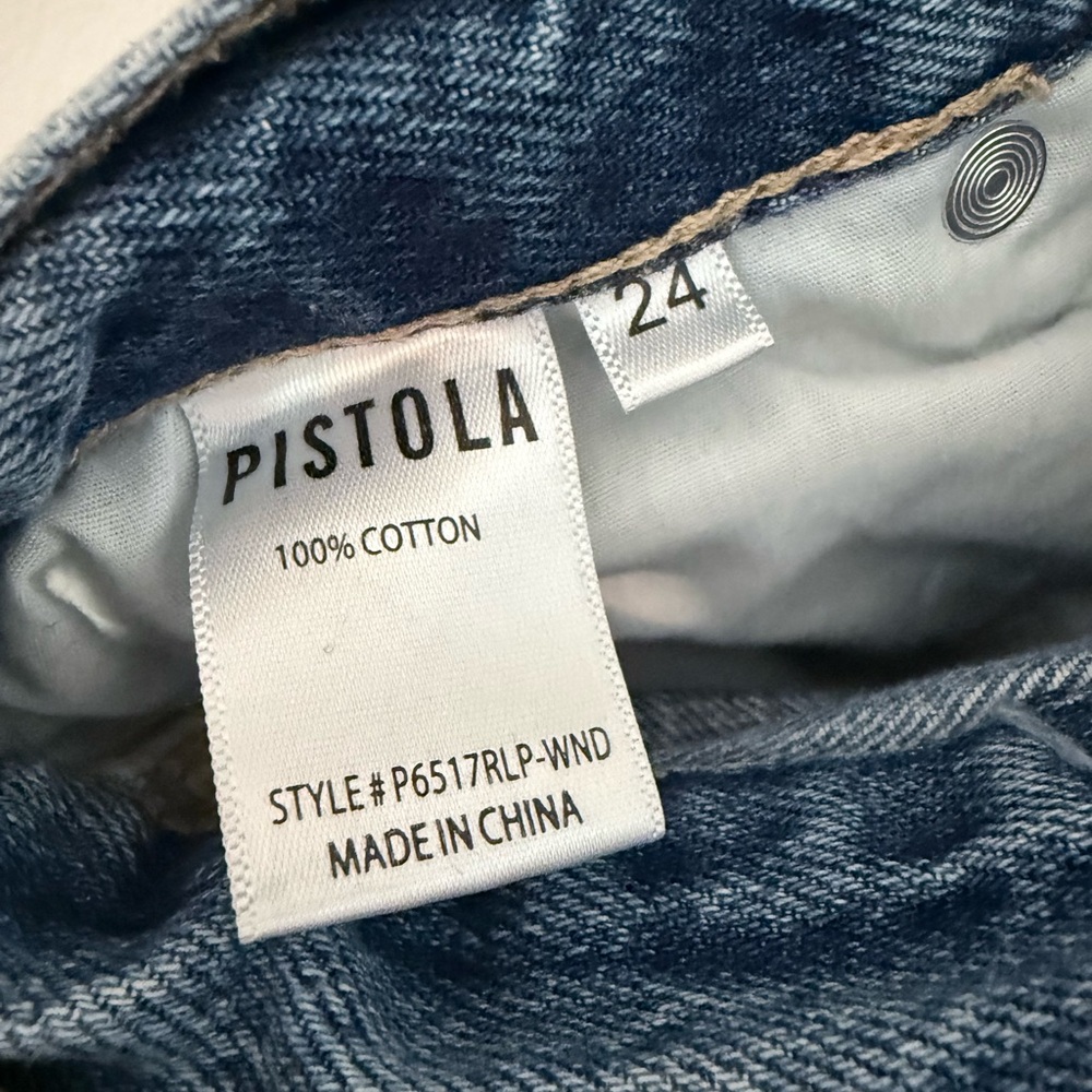 Pistola Light Blue Relaxed Jeans Distressed - Picture 3 of 16